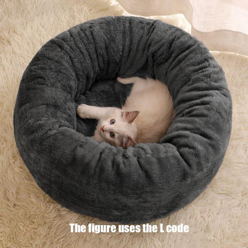 1 Piece Solid Color Pet Bed, Winter Warm Cat & Dog Bed, Pet Supplies, Pet Care Products