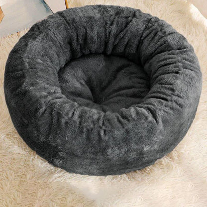 1 Piece Solid Color Pet Bed, Winter Warm Cat & Dog Bed, Pet Supplies, Pet Care Products